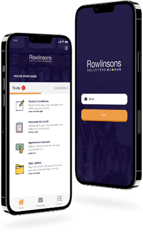 Rowlinsons App on iPhone