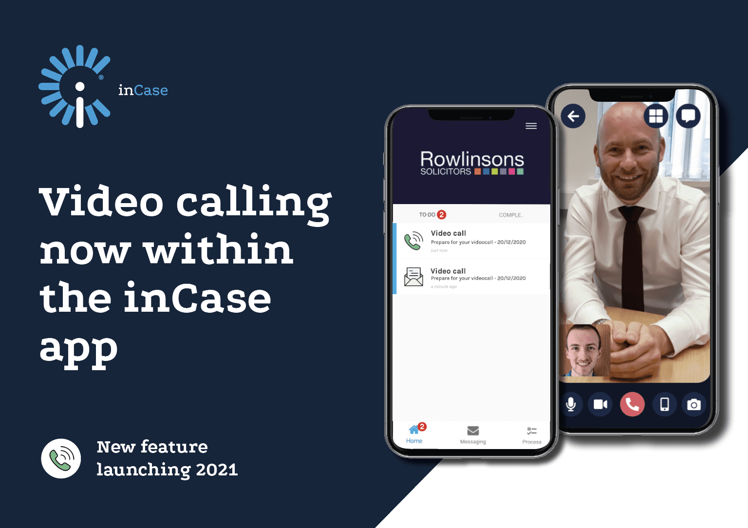 Explore inCase’s new video conferencing feature Explore inCase’s new video conferencing feature